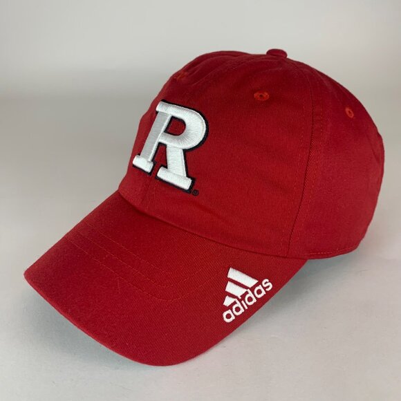 Rutgers Scarlet Knights NCAA Red Adidas Relaxed Fit Strapback Adjustable Hat - Picture 1 of 5